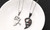 NEW  couple stitching key pendant necklace 5056  LA
