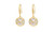 NEW  Simple cool style round earrings net celebrity earrings 5057  LA
