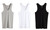 NEW 3pcs black White Gray Sports White Solid Slim Fit Bottoming Stretch Summer Sleeveless Tank Top 5059  LA