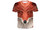NEW  3D animal fox print short sleeve 5061 LA