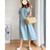 NEW Solid colour Cotton loose fit casual maxi dress5117-la