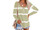 NEW women's tie-dye print button long sleeve T-shirt  5113