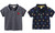 NEW  2-4PCS Short Sleeve T-Shirt New Baby Dinosaur Full Print Polo Shirt Short Sleeve 5132