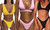 NEW European and American sexy conservative solid color tight bikini 5138