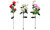 NEW 2pcs Solar rose light LED ground plug garden lawn light 5140