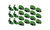 NEW 40pcs Green radish climbing wall artifact leaf-shaped climbing clip climbing hook green luo buckle 5143 LA