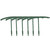 NEW Support Pile Garden Planter Semicircle Plant Support Plastic Plant Cage  5147