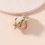 Big Flower-shape Metal  Adjustable Ring 5190 