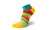 NEW 6 pairs  Men's Printed Color Split Toe Breathable Five Toe Socks Boat Socks Sports Toe Socks5171  