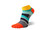 NEW 6 pairs  Men's Printed Color Split Toe Breathable Five Toe Socks Boat Socks Sports Toe Socks5171  