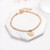 NEW  Rhinestones butterfly dangle Anklet -la 5258
