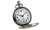 NEW Classic Silver Reversible Vintage Quartz Pocket Watch  5269