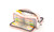 NEW Canvas double window stationery box student large capacity pencil case pencil case  5277