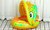 NEW Infant seat ring water seat ring unicorn inflatable swimming ring with shed cover  5293
