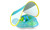 NEW  Baby swimming ring lying ring sun protection and sunshade 5296
