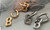 NEW Detachable Letter B Earrings 0382