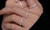 NEW Sparkling Ring Whole Body Ring Gypsophila Sparkling Ring Plain Ring 5302