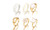 NEW Six-piece retro love European and American creative butterfly heart-shaped joint ring ring set  5307