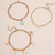 NEW  3pcs Angel butterfly dangle Anklet set -la 5322
