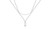 NEW  Double layer design smile Necklace female  5329