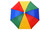 NEW Wear a rainbow lightweight sunscreen umbrella 3PCS 0387
