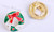 NEW  12pcs Christmas Earrings snowflake Bells Christmas gifts Earrings Set Christmas Earrings 5373
