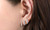 NEW Geometric Diamond Stud Earrings Fashion Versatile U-Shaped Earrings Earrings  5377