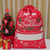 NEW  2 pcs Dyeing Christmas Bag Fashion Christmas Decoration Bag Drawstring Gift Christmas Bag Imitation Linen  5384