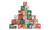 NEW Christmas Advent Calendar New Gift Candy Box 7cm Christmas Candy Box 1-24 Digital Packaging 5390