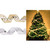 NEW 4pcs 4m Warm White Colorful Christmas Decorations Christmas Double Layer Ribbon LED Lights  5403