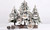 NEW  6pcs Christmas decoration wooden elk Christmas pendant creative round decoration Christmas tree pendant 5411