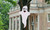 NEW 2pcs halloween white ghost ghost flag scene arrangement 5416