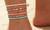 NEW   women's color four-piece beach anklet  5421