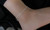 NEW  sparkling plain circle anklet women 5423