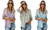 NEW  Fall Lapel Long Sleeve Cardigan Single Breasted Casual Versatile Color Stripe Shirt  5491