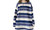 NEW  women's thin loose long sleeve striped sweatshirt 5498