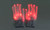 NEW  LED luminous performance gloves hand bone luminous hand 5505