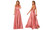 Silk feel Maxi Long evening dress-3219la 