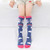 NEW 6 Pairs of Girls' Over-the-Knee Cartoon Socks   5548