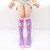 NEW 6 Pairs of Girls' Over-the-Knee Cartoon Socks   5548