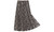 NEW Printed High Waist Vintage Pleated Skirt A-Line Long Skirt 5556