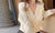 NEW Women Autumn Handmade Flower V-Neck Knit Cardigan 5557