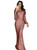 Tassel sleeve evening Sequin maxi dress 720