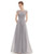 Women's Elegant Lace & Chiffon Maxi Evening Dress