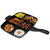 Non-Stick Divided Meal Skillet Grill Fry Oven Dishwasher Safe