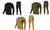 NEW Outdoor fleece thermal underwear suit functional underwear cycling fitness outdoor sports suit 5725
