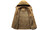 NEW winter coat men's hooded fleece thickened mid-length cotton coat 5743