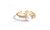 NEW Diamond Fashion Sweet Live Mouth Little Elk Ring 5763