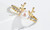 NEW Diamond Fashion Sweet Live Mouth Little Elk Ring 5763