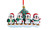 NEW Cute Penguin Family Resin Christmas Ornament Pendant 5765